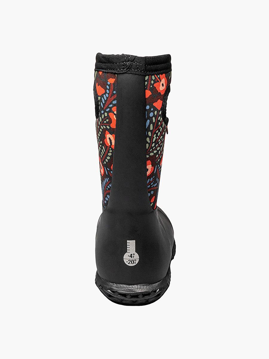 BOGS Kids York Sunflower Black/ patterned