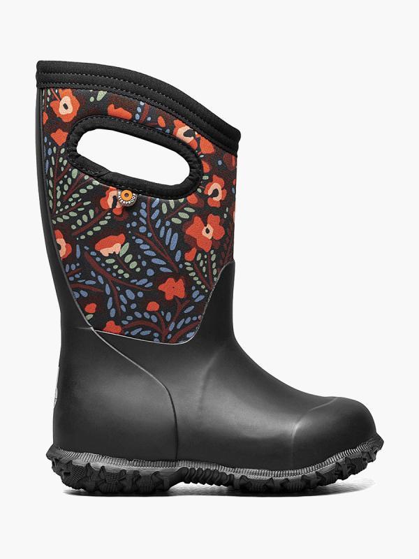 BOGS Kids York Sunflower Black/ patterned