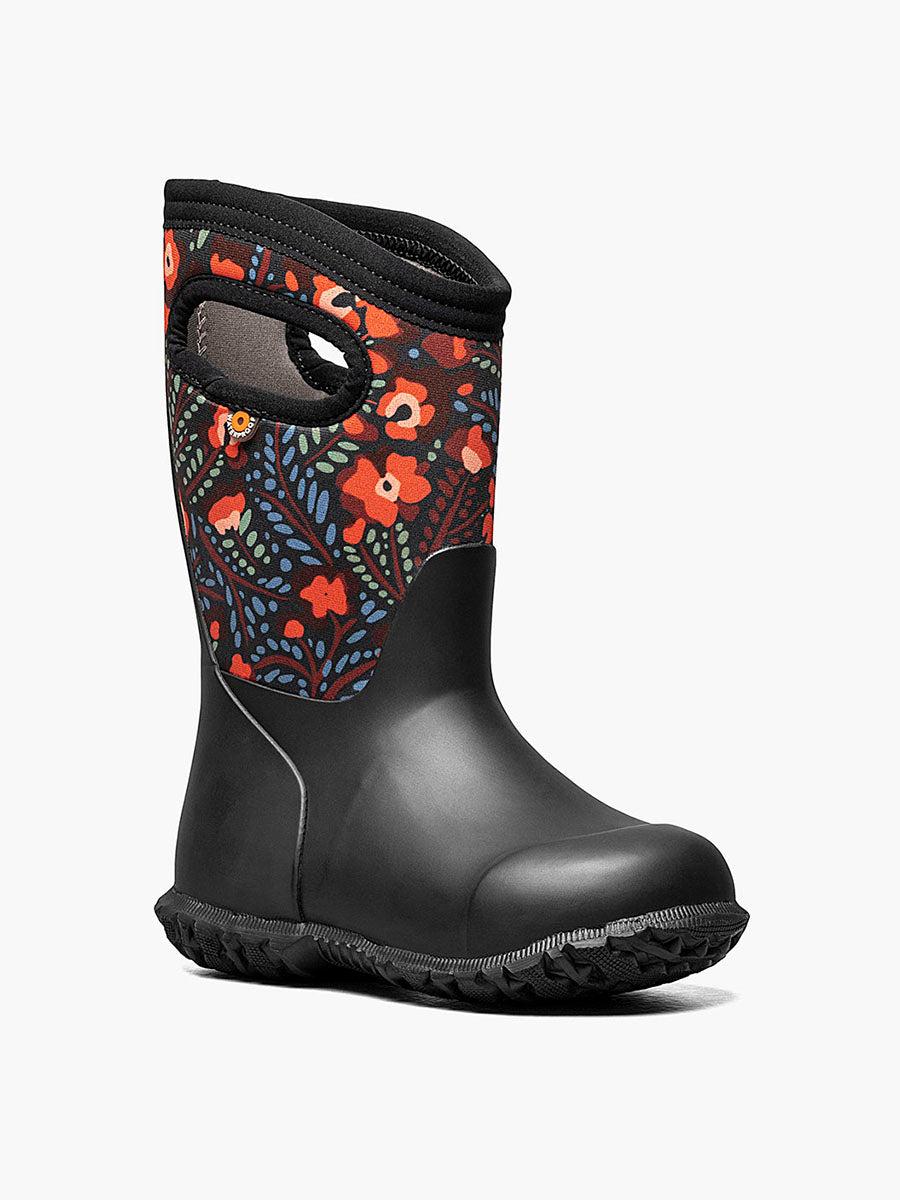 BOGS Kids York Sunflower Black/ patterned