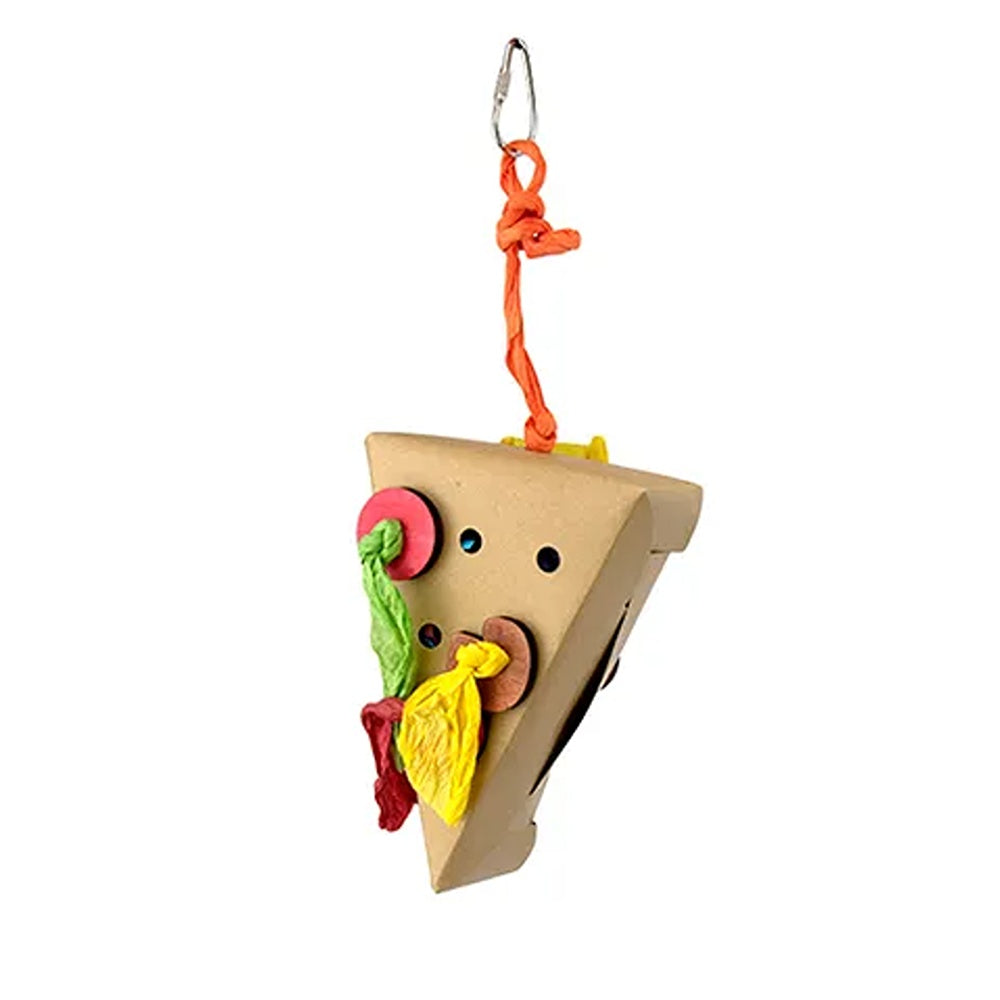 Bainbridge Bird Toy Destruct Shredz Pizza Puller