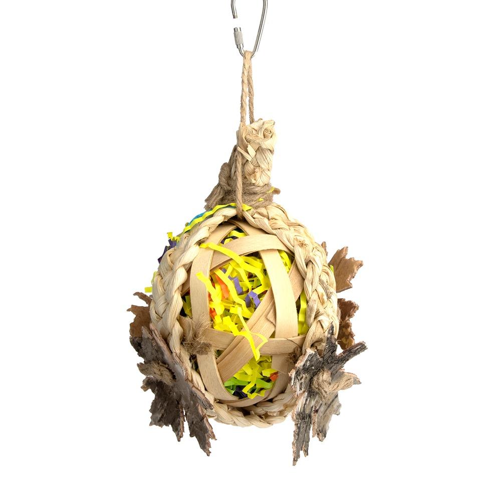 Bainbridge Foraging Ball with Leaves Bird Toy