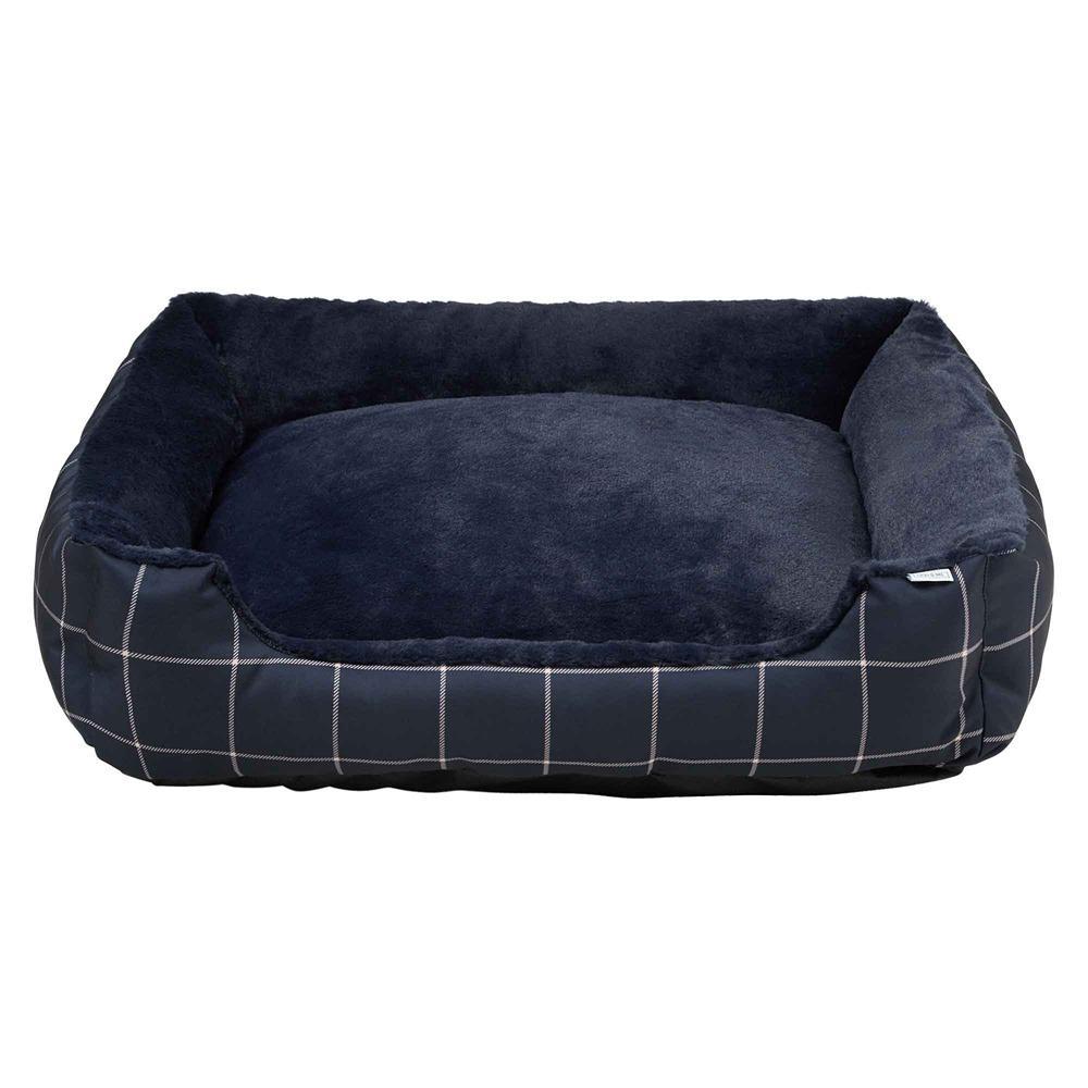 Lexi & Me Bolster Dog Bed French Navy