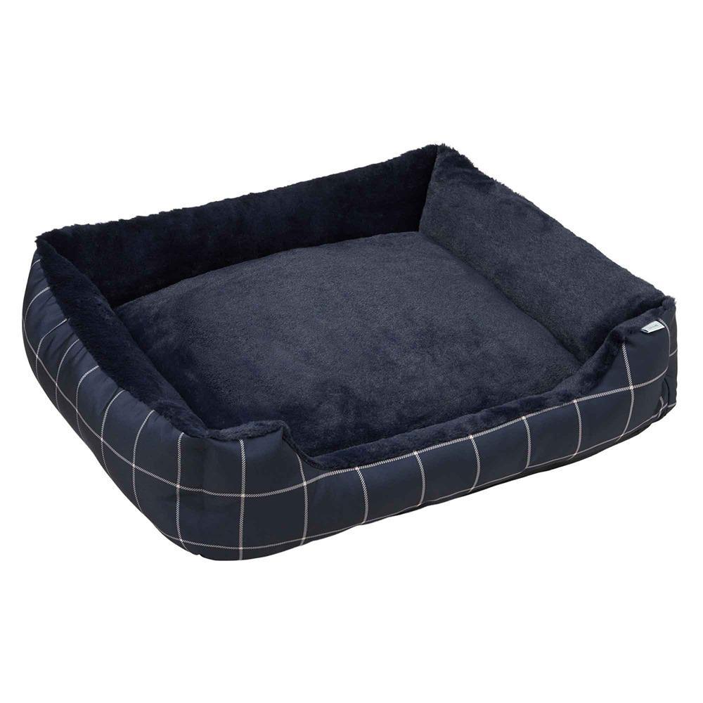 Lexi & Me Bolster Dog Bed French Navy