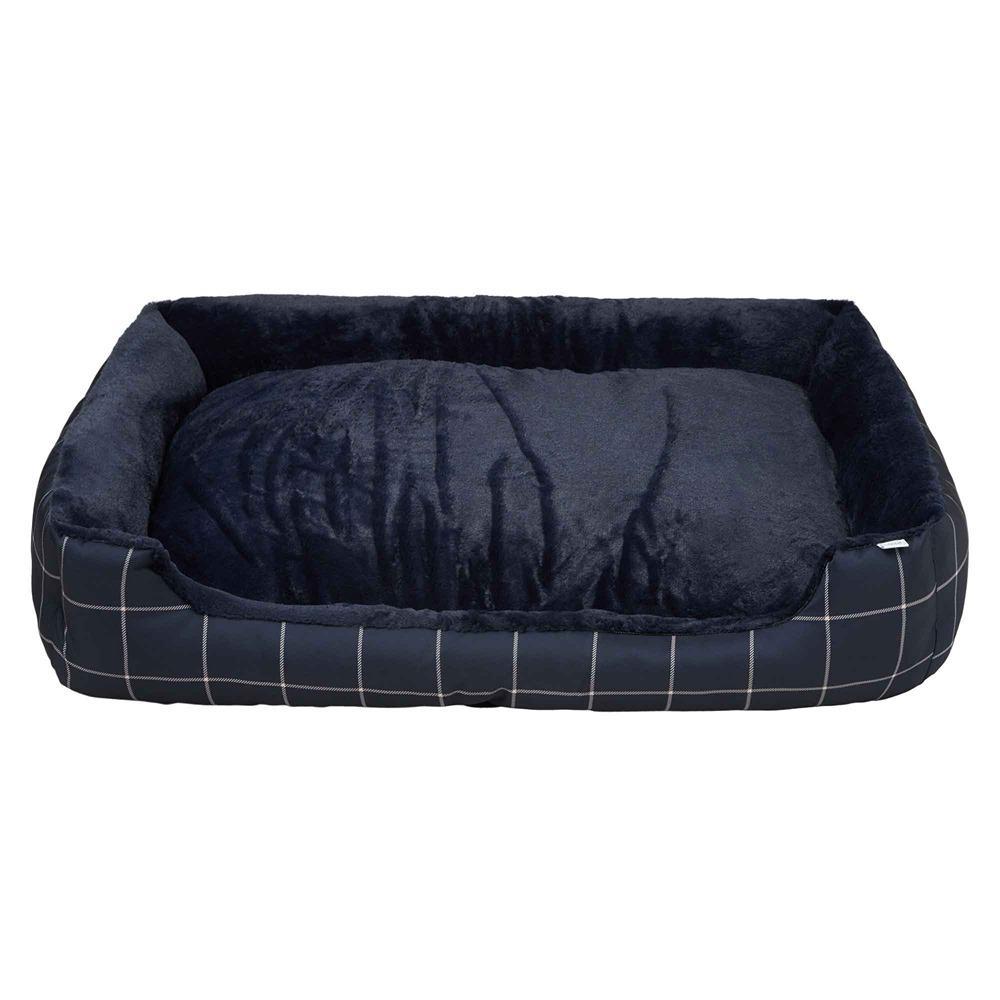 Lexi & Me Bolster Dog Bed French Navy