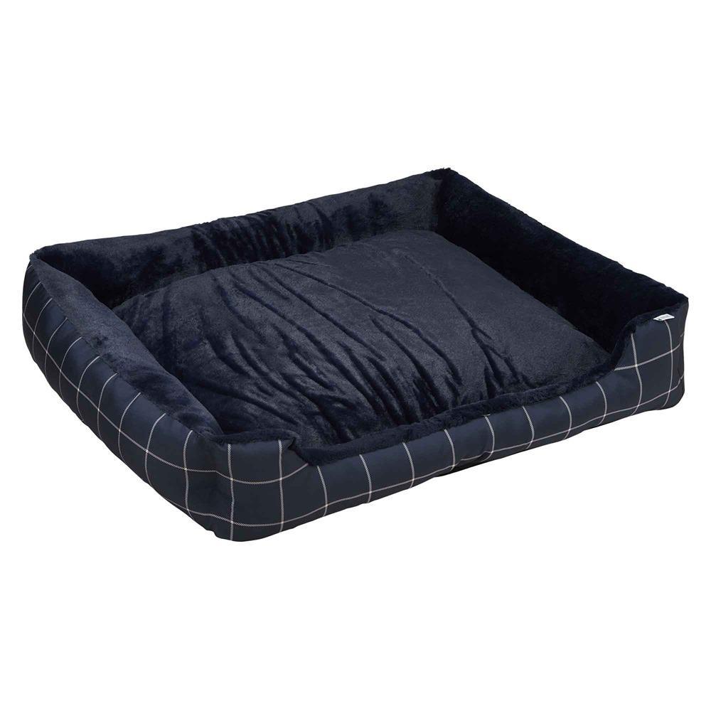 Lexi & Me Bolster Dog Bed French Navy