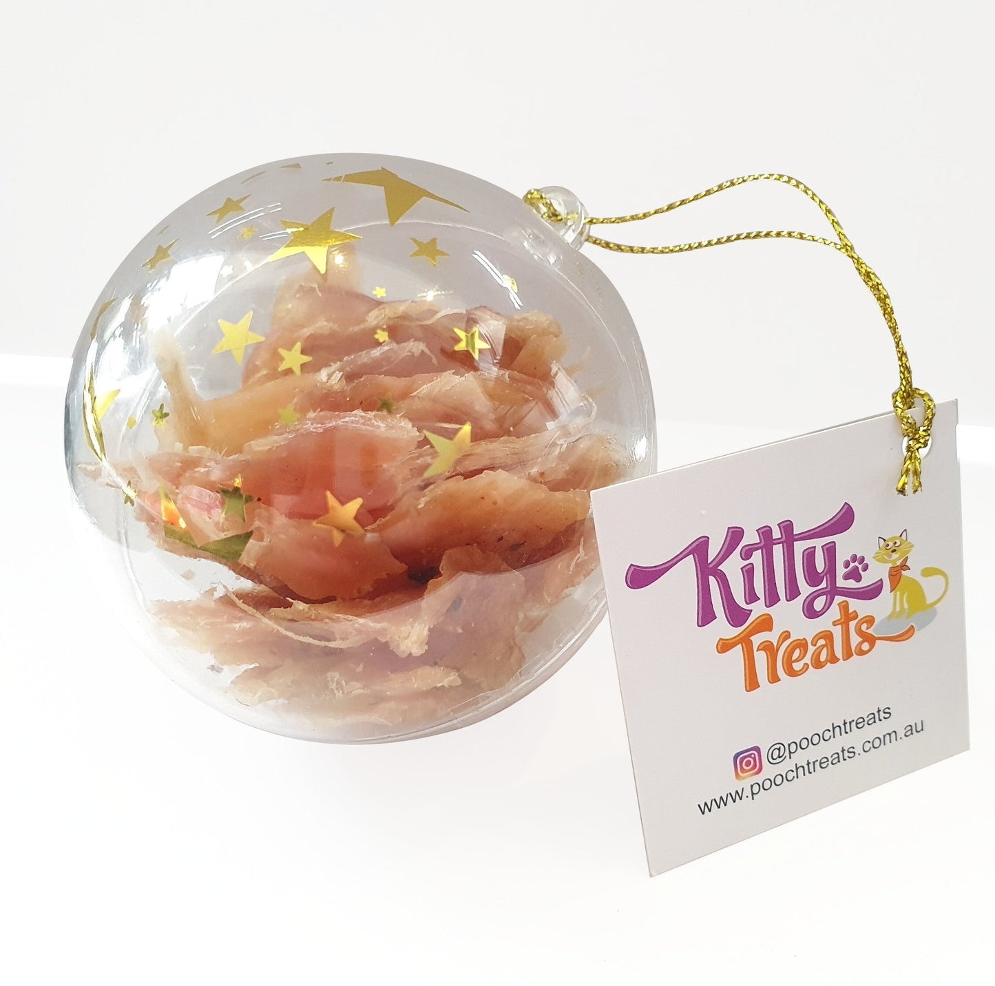 Pooch Treats Natural Kitty Treat Bauble Chicken