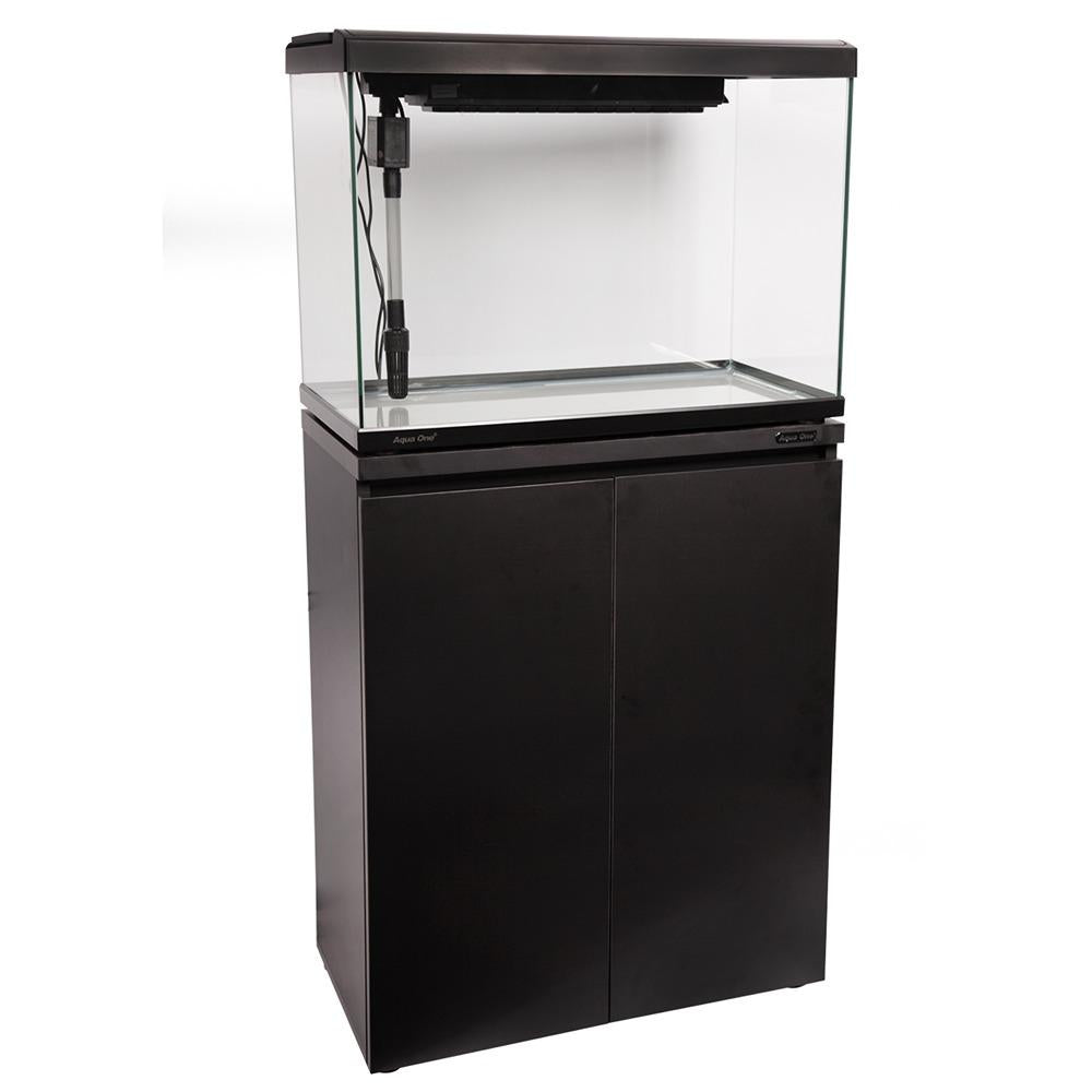 Aqua One LifeStyle Classic 72 Complete Glass Fish Aquarium 60cm 72L Satin Black
