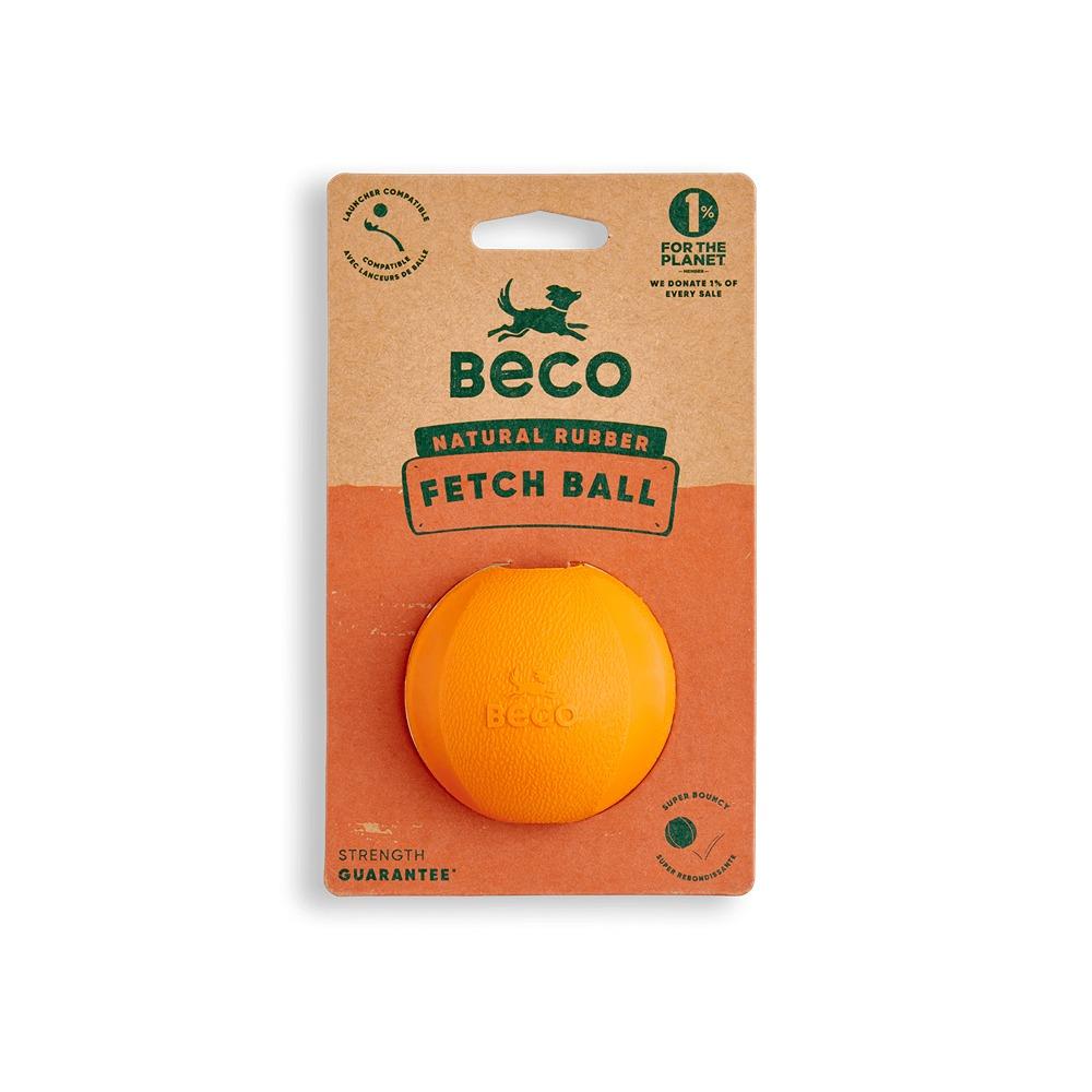 Beco Rubber Fetch Ball Dog Toy