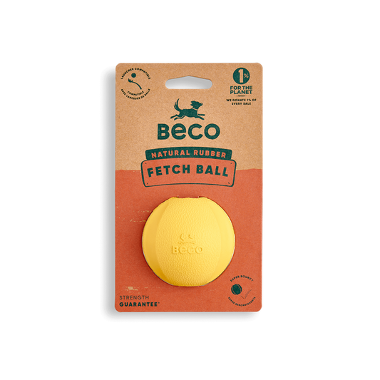 Beco Rubber Fetch Ball Dog Toy