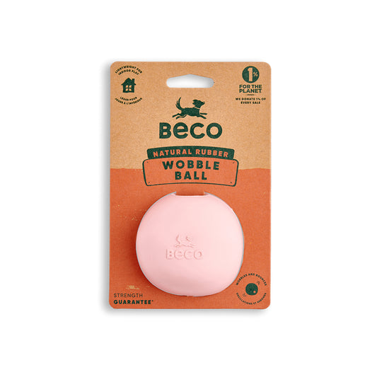 Beco Rubber Wobble Ball Fetch Toy