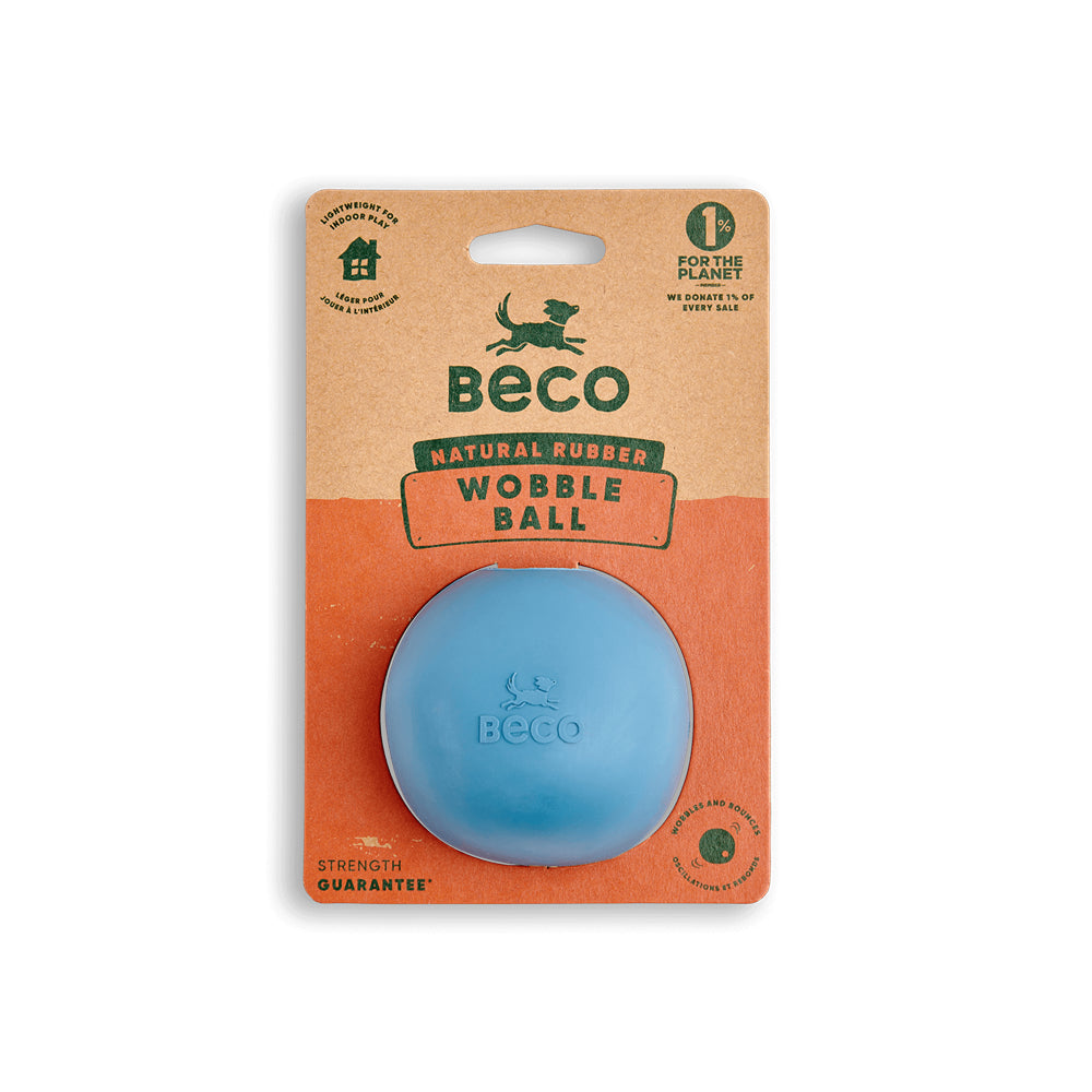 Beco Rubber Wobble Ball Fetch Toy