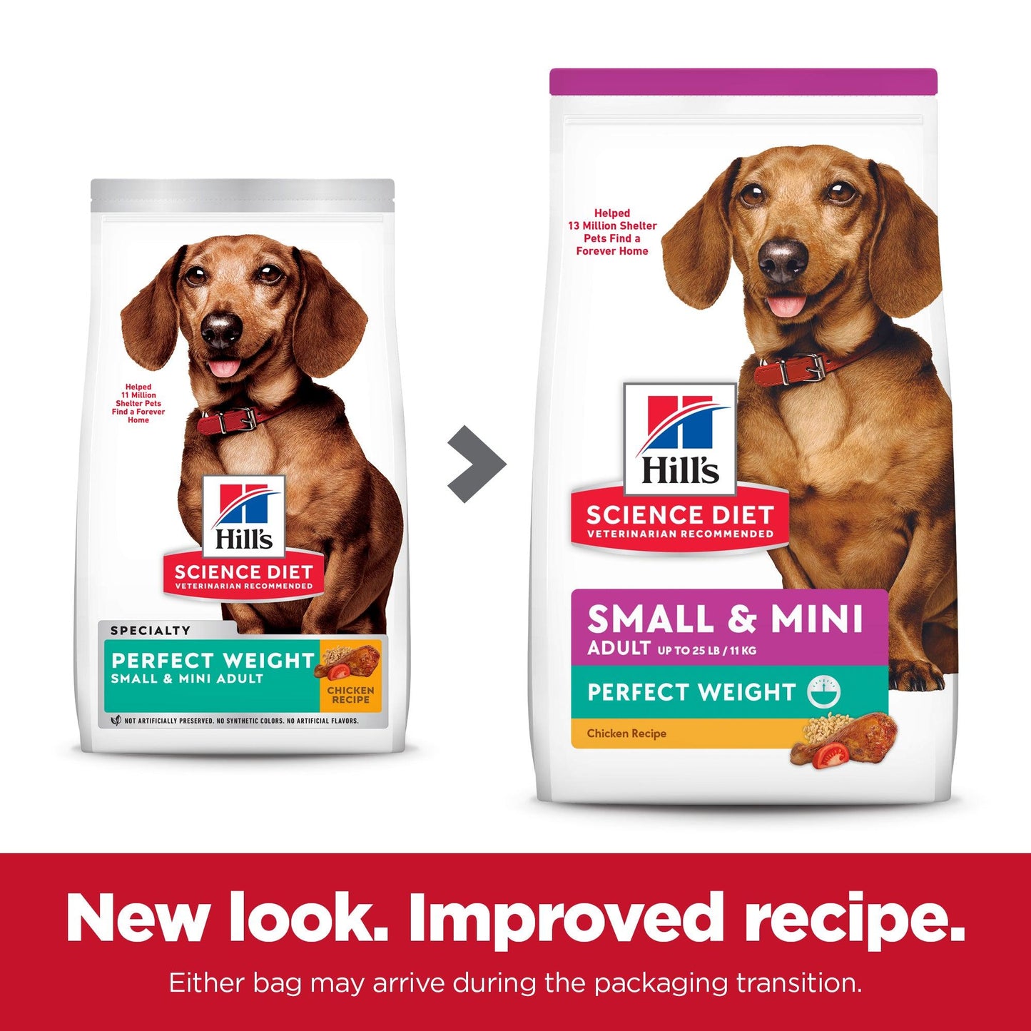 Hill's Science Diet Small & Mini Breed Perfect Weight Adult Chicken Dry Dog Food