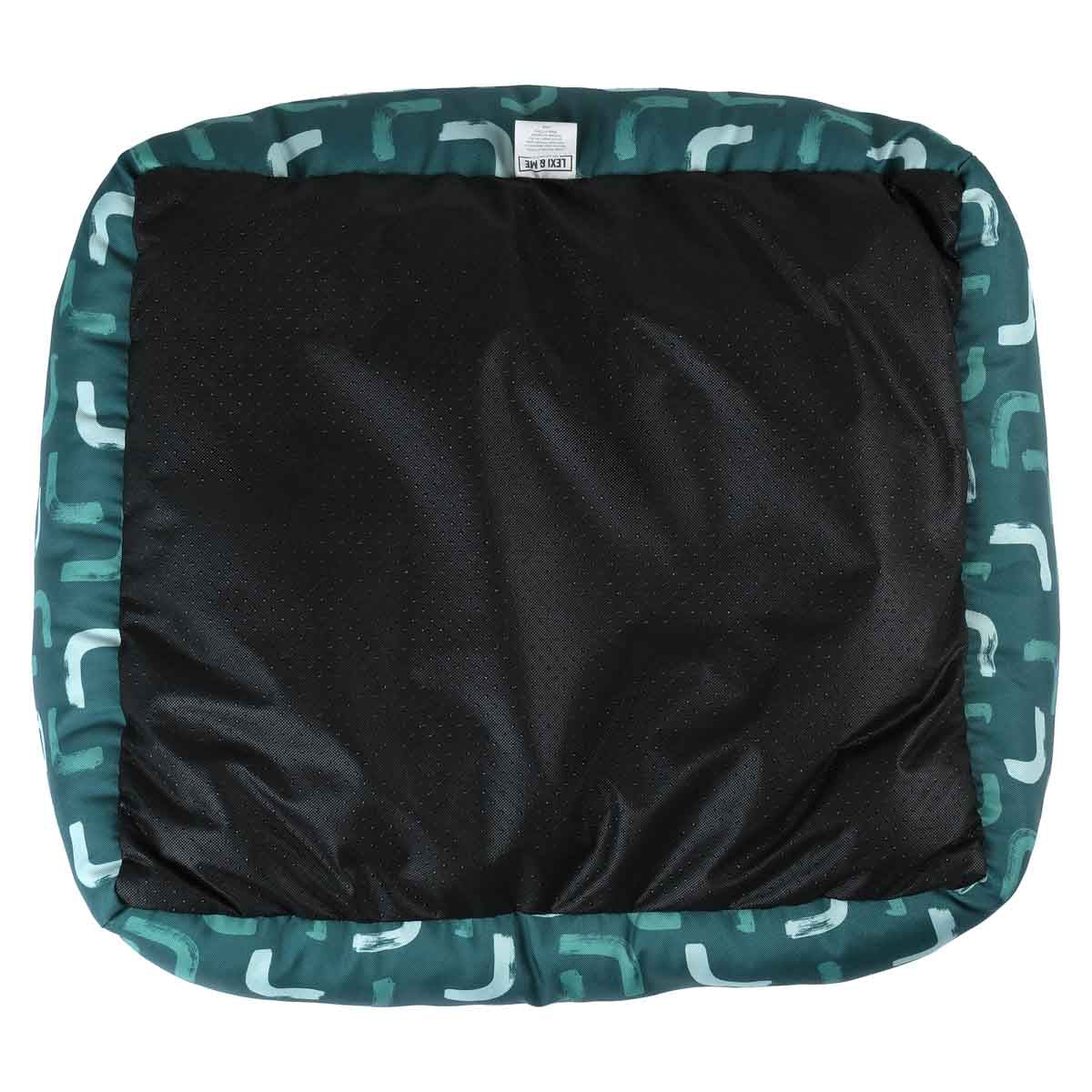 Lexi & Me Bolster Bed Forest Green Curve