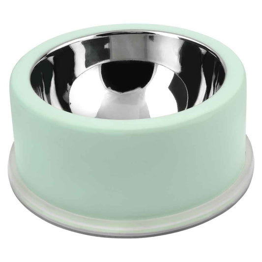 Buddy & Belle Stainless Steel Pet Bowl Aquamarine Medium 700mL