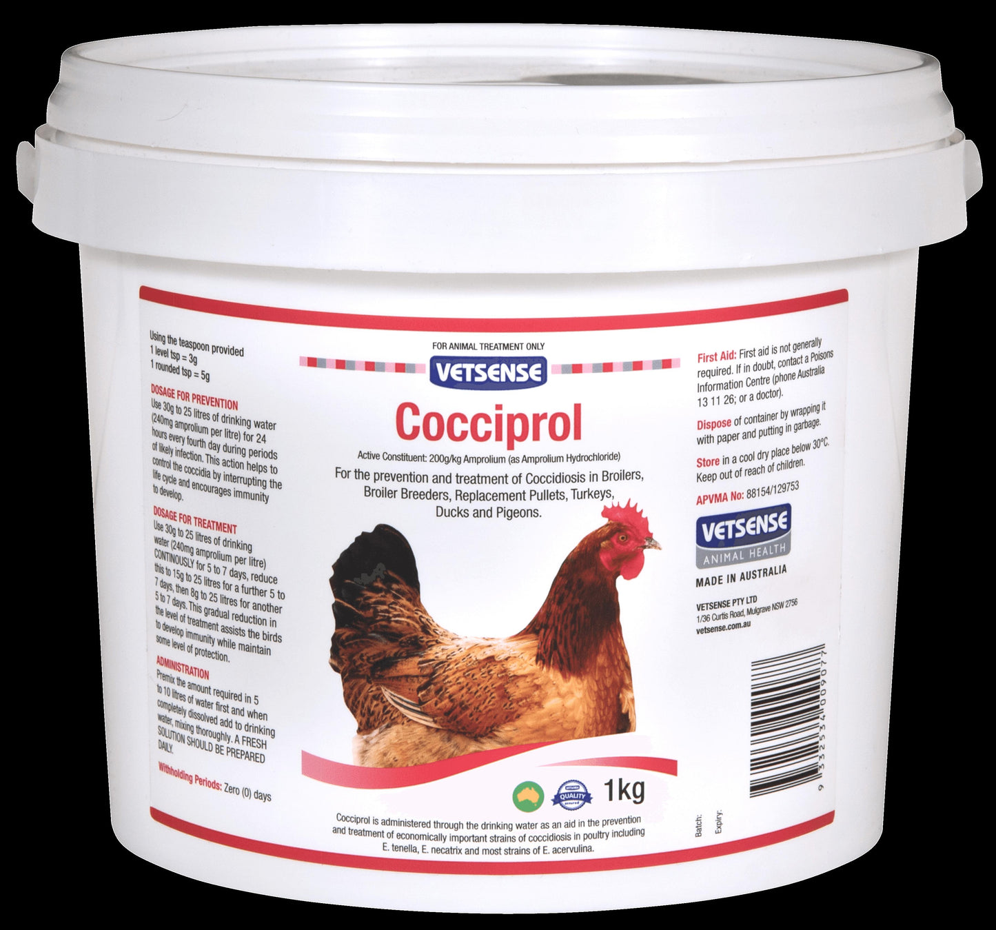 Vetsense Cocciprol Poultry Treatment