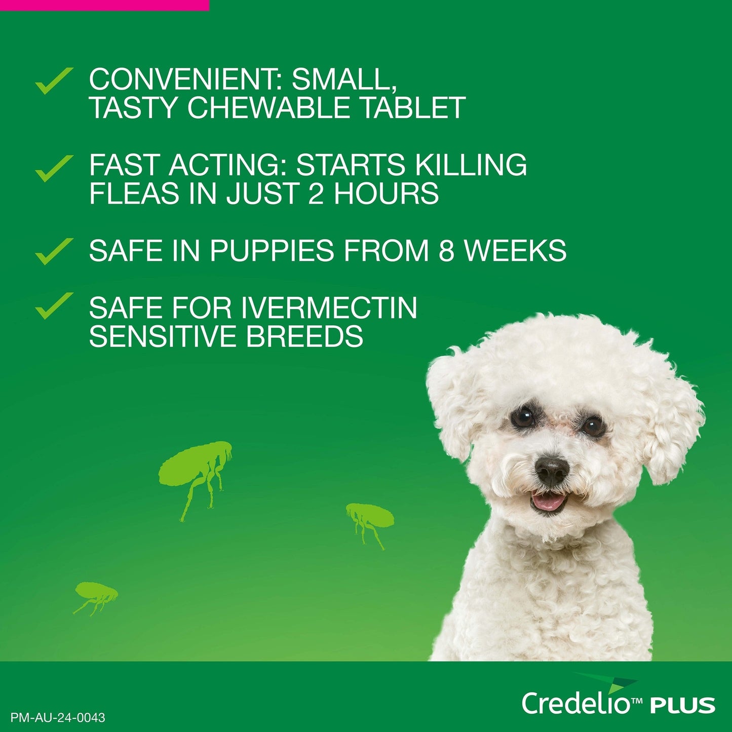 Credelio PLUS Chewable Tablets For Small Dogs 2.8-5.5kg