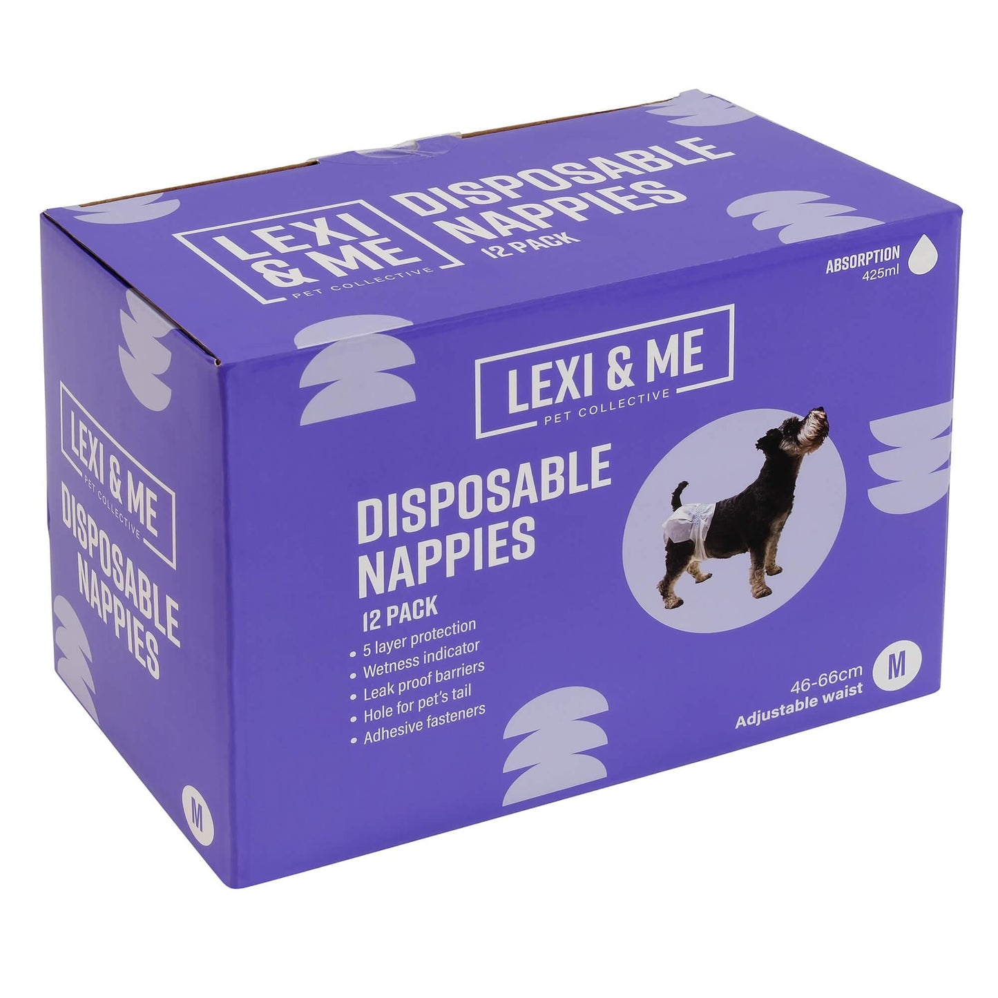 Lexi & Me Disposable Dog Nappies 12pk