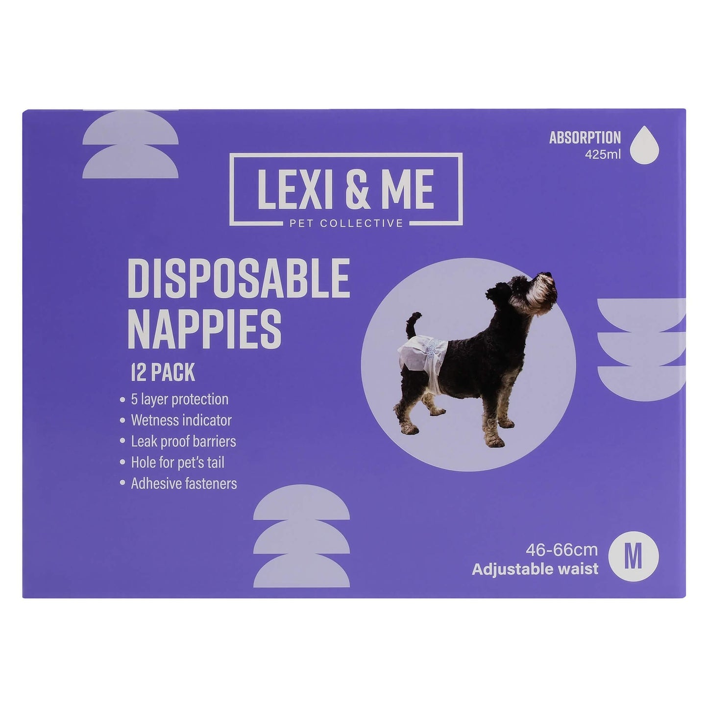 Lexi & Me Disposable Dog Nappies 12pk