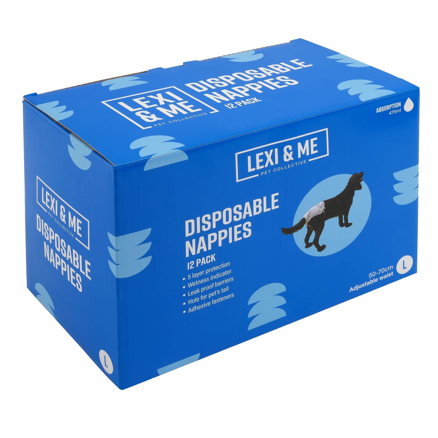 Lexi & Me Disposable Dog Nappies 12pk