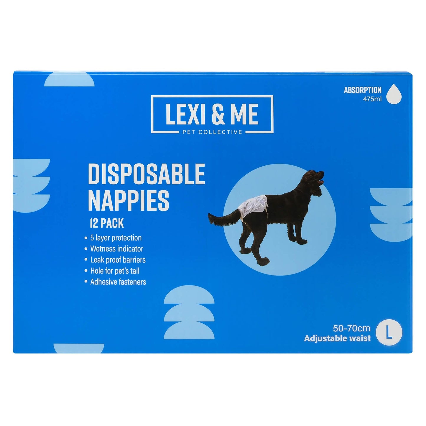 Lexi & Me Disposable Dog Nappies 12pk