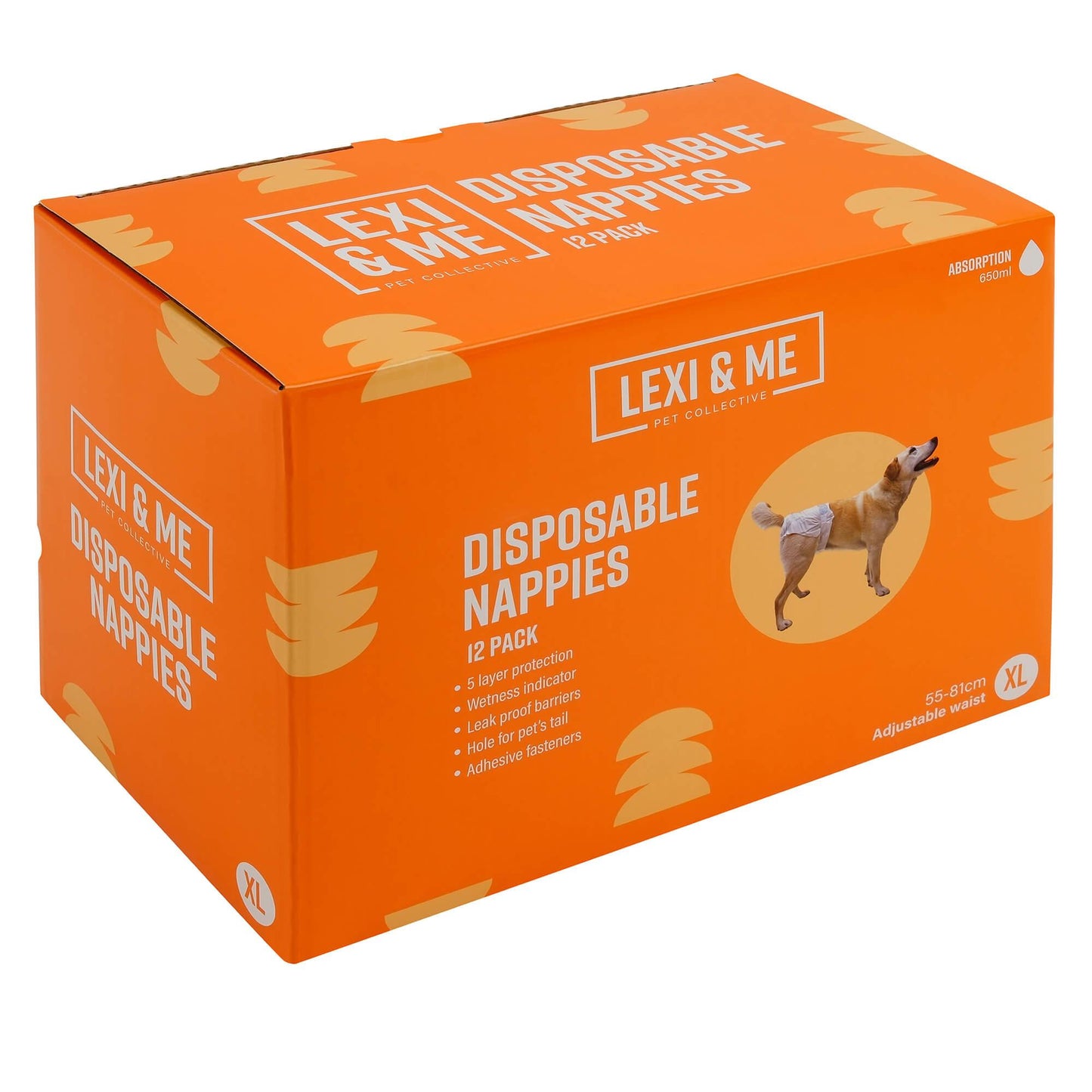 Lexi & Me Disposable Dog Nappies 12pk