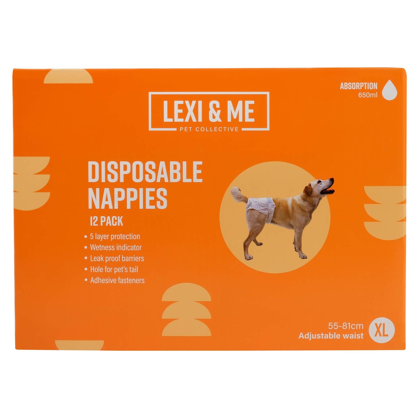 Lexi & Me Disposable Dog Nappies 12pk