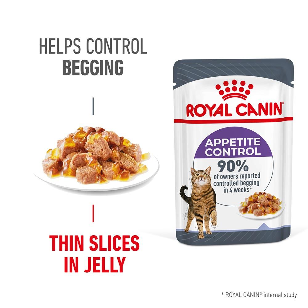 Royal Canin Appetite Control Jelly Adult Wet Cat Food Pouches