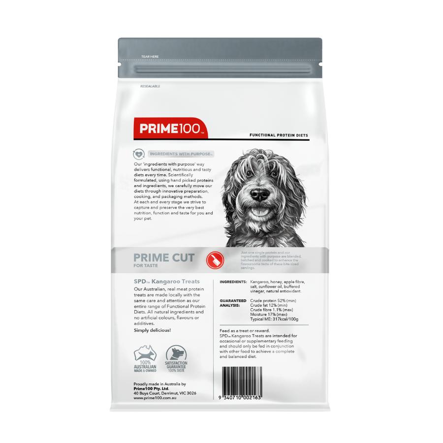 Prime100 SPD Prime Cut Kangaroo Dog Treats 100g