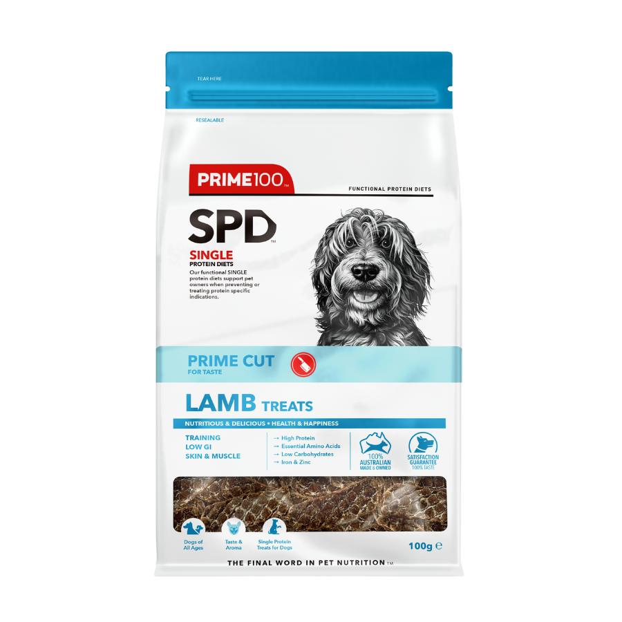 Prime100 SPD Prime Cut Lamb Dog Treats 100g
