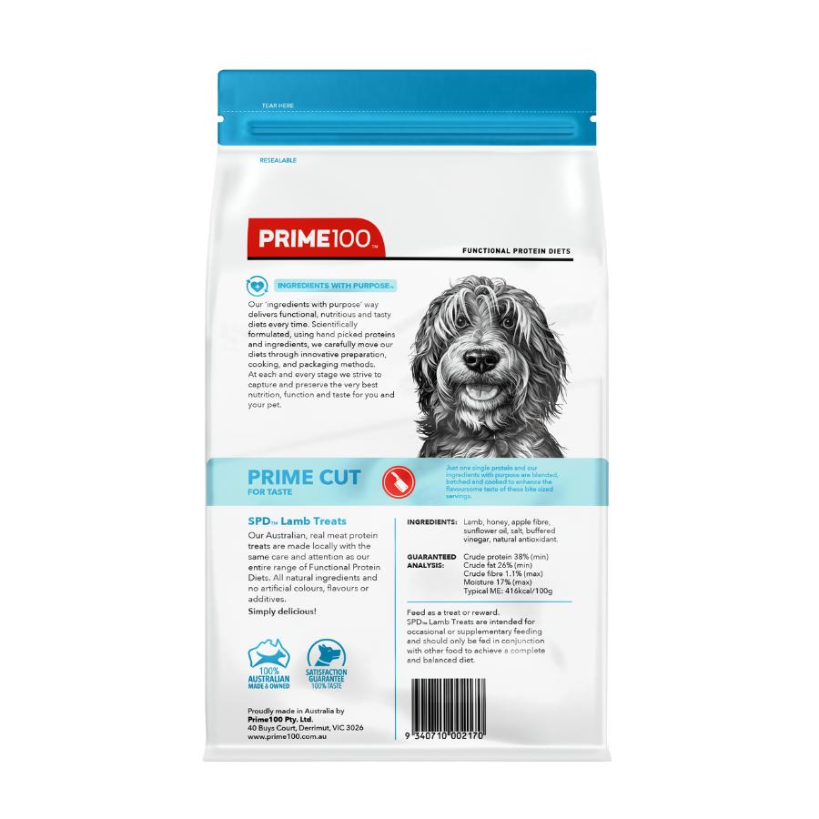 Prime100 SPD Prime Cut Lamb Dog Treats 100g