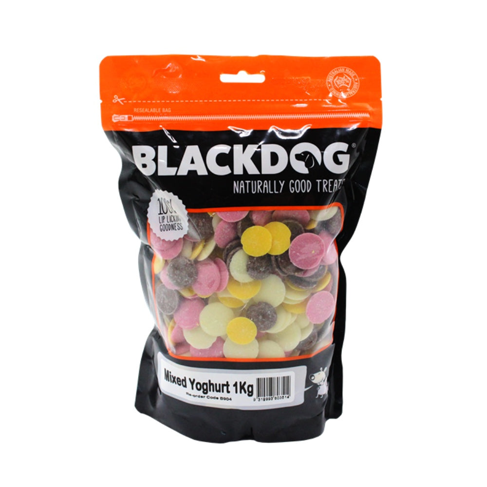 Black Dog Mixed Yoghurt Drops Dog Treats