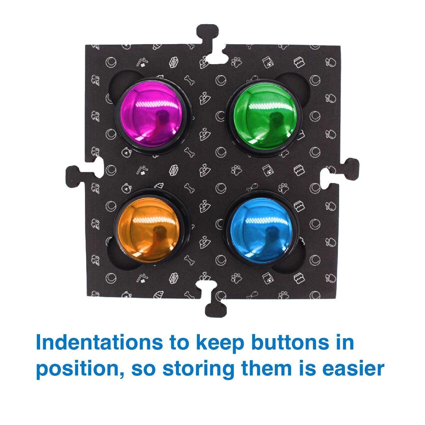 Tech 4 Pets Talk & Communicate Button Mat 2 Pack