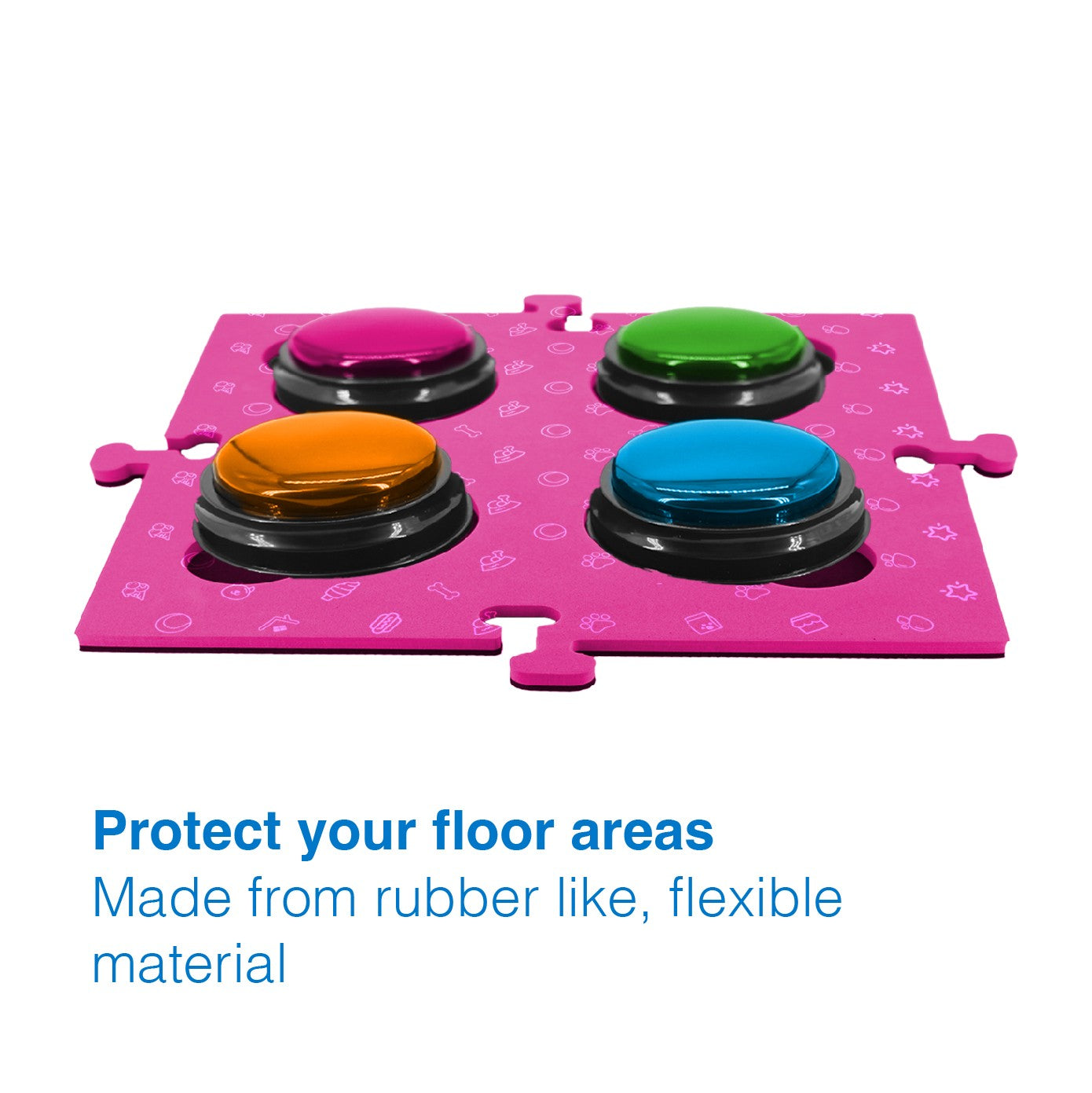Tech 4 Pets Talk & Communicate Button Mat 2 Pack