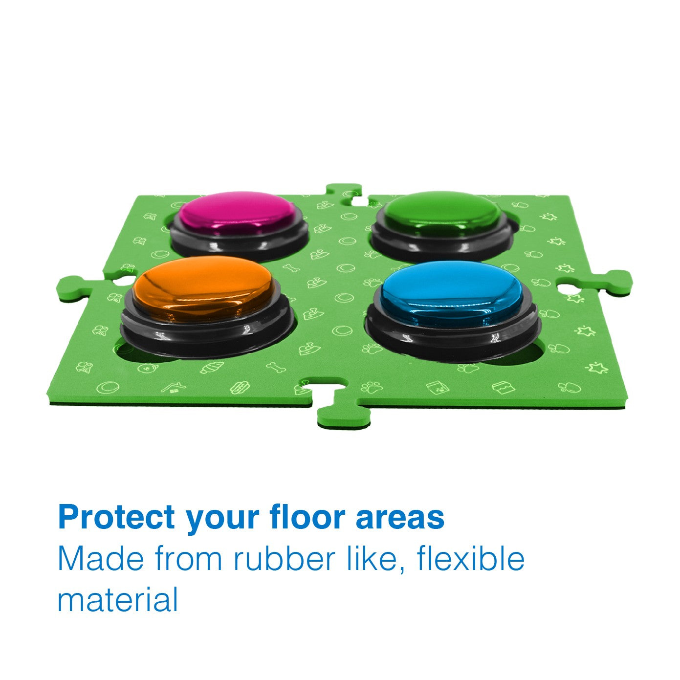 Tech 4 Pets Talk & Communicate Button Mat 2 Pack