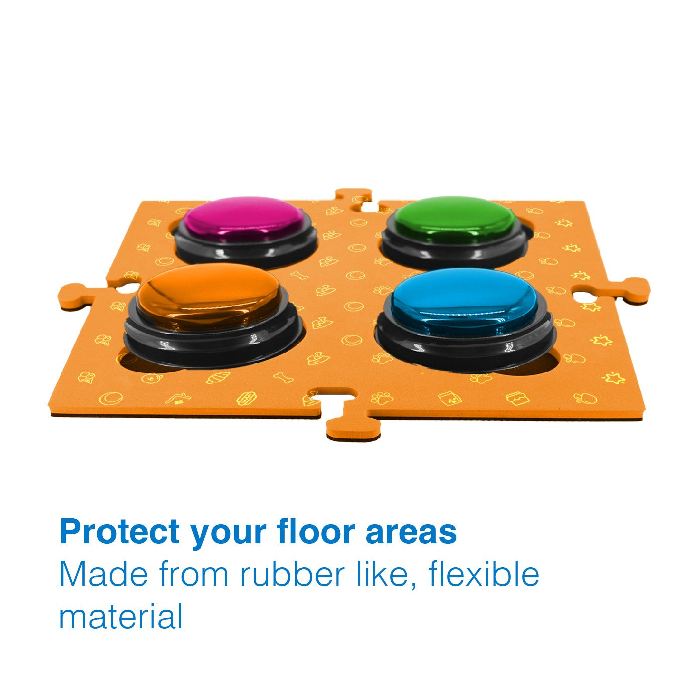 Tech 4 Pets Talk & Communicate Button Mat 2 Pack