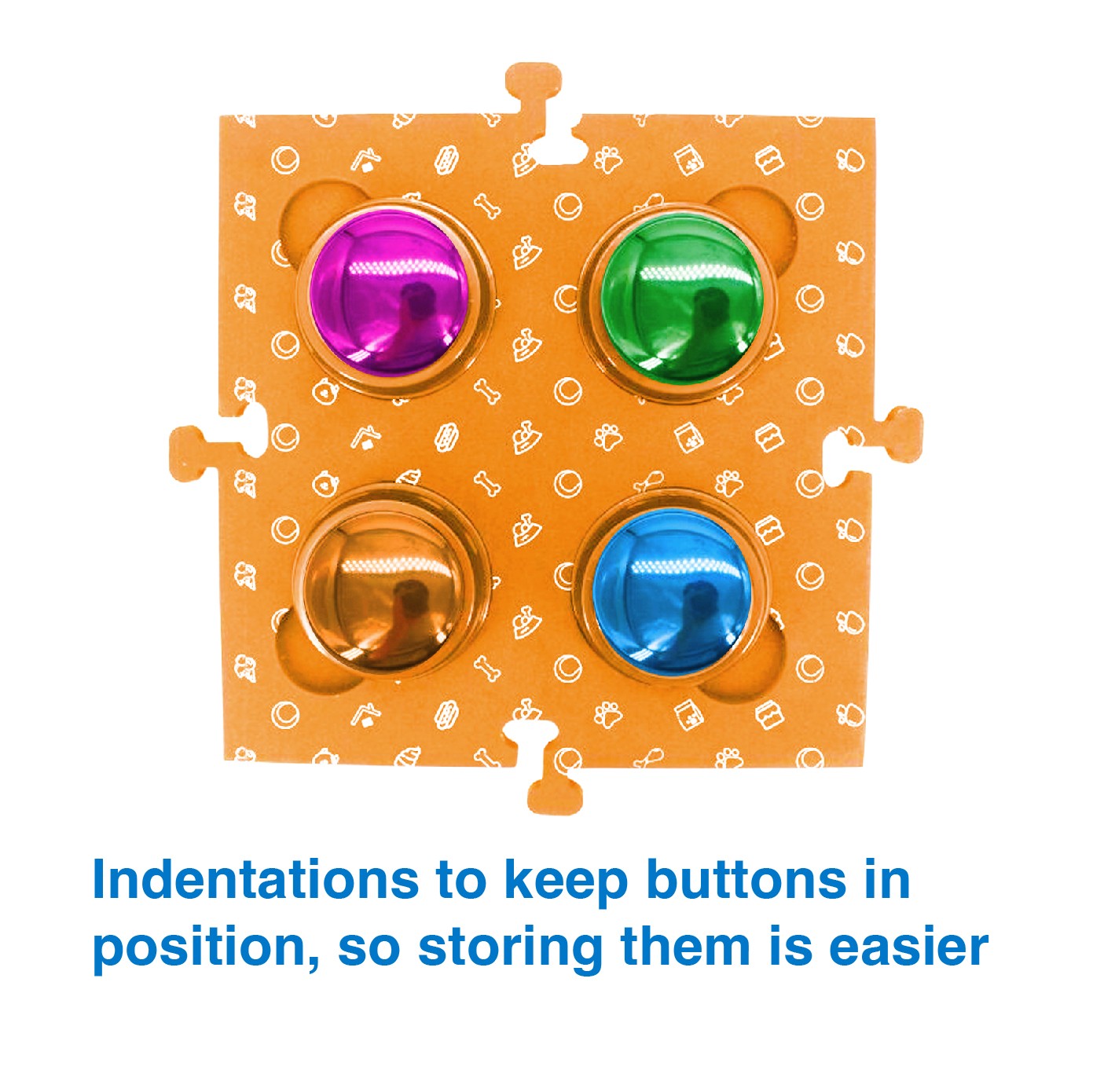 Tech 4 Pets Talk & Communicate Button Mat 2 Pack