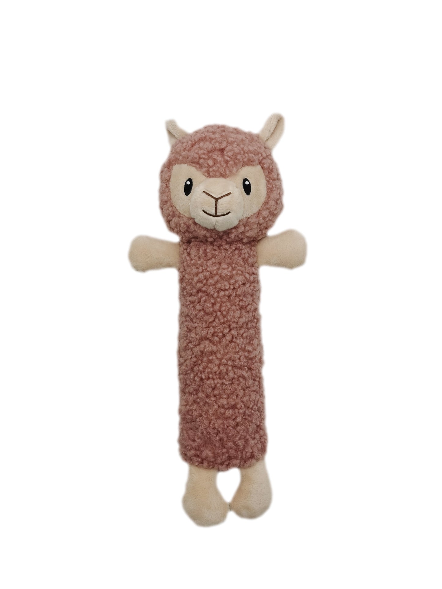 Bark-A-Boo Winter Woodland Squeaky Bottle Cruncher Llama Dog Toy