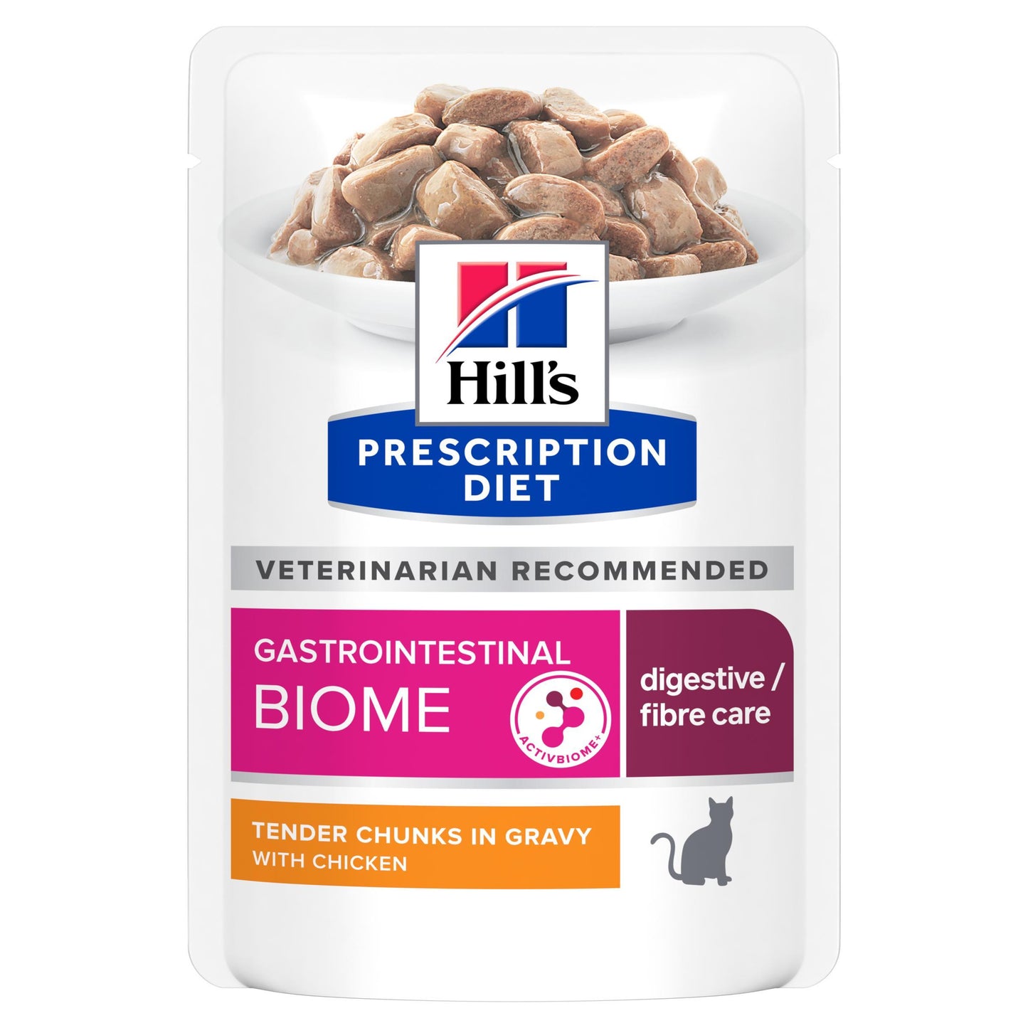 Hill's Prescription Diet Gastrointestinal Biome Digestive Fibre Care Wet Cat Food Pouch