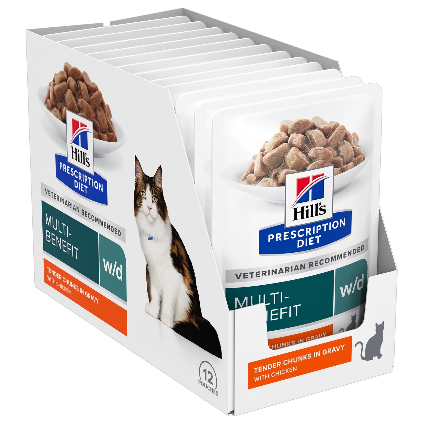 Hill's Prescription Diet w/d Multi Benefit Wet Cat Food Pouch