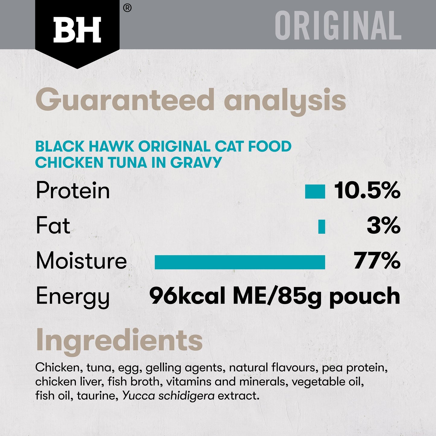 Black Hawk Original Variety Pack in Gravy Wet Cat Food