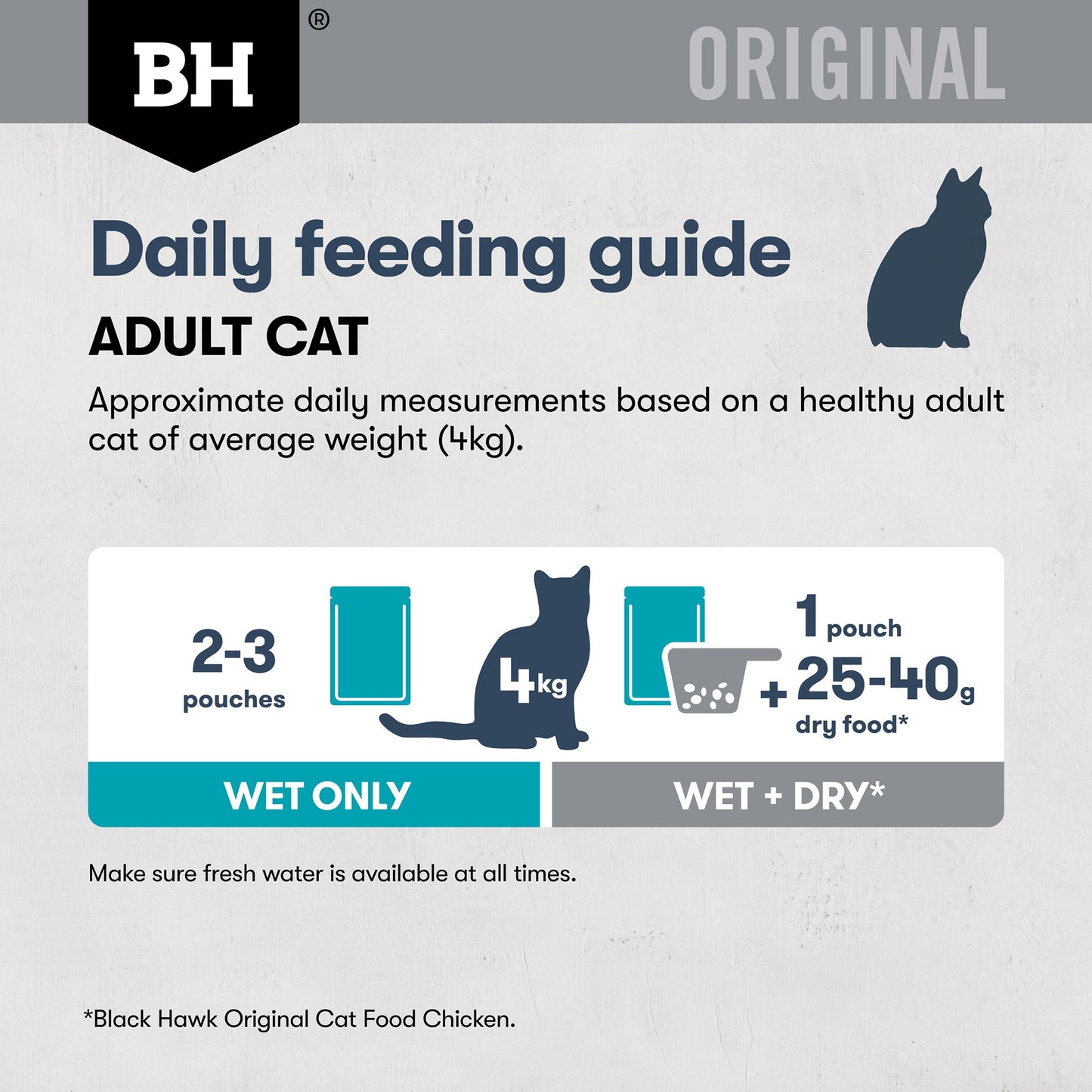 Black Hawk Original Mature 7+ Chicken Tuna in Gravy Wet Cat Food