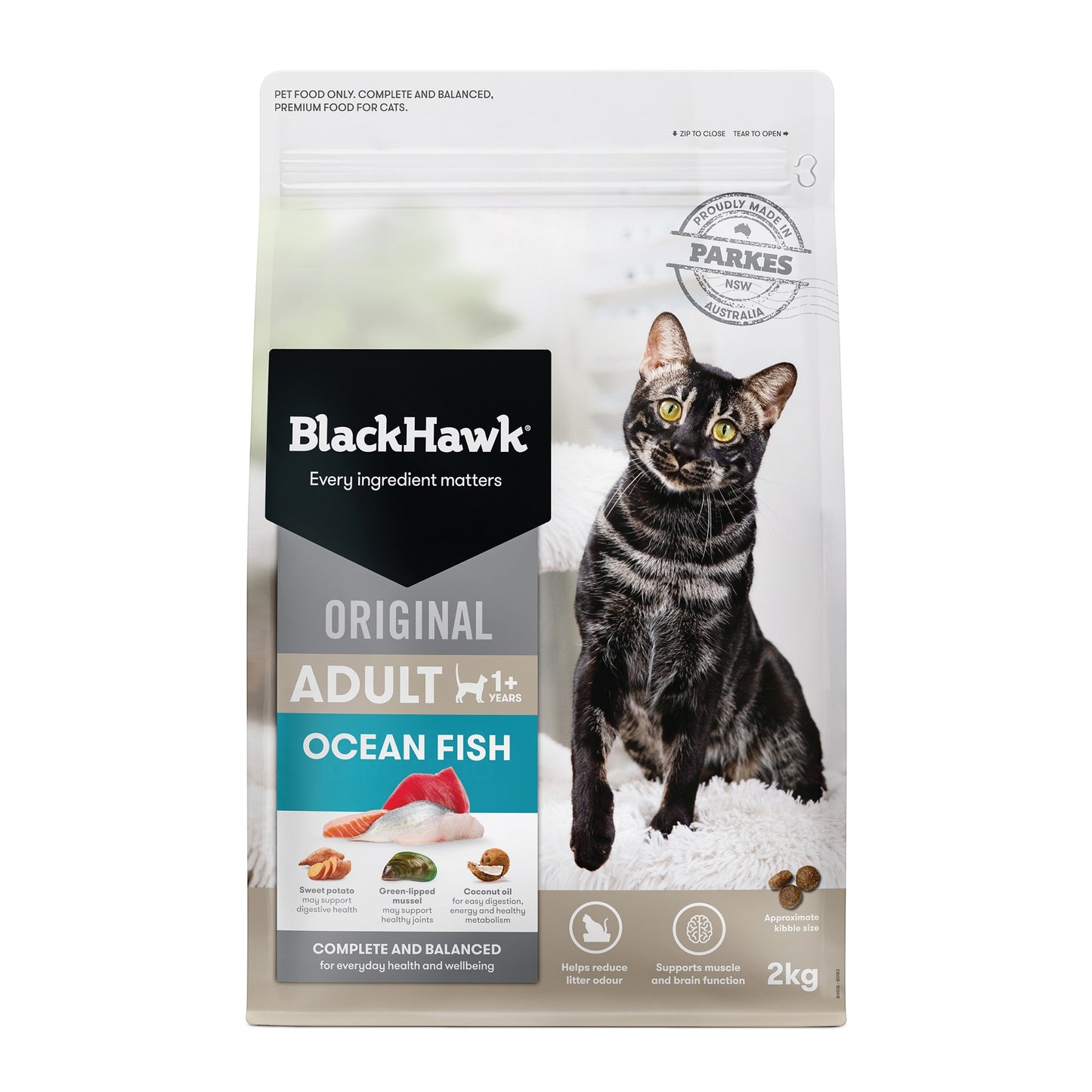 Black Hawk Original Ocean Fish Dry Cat Food