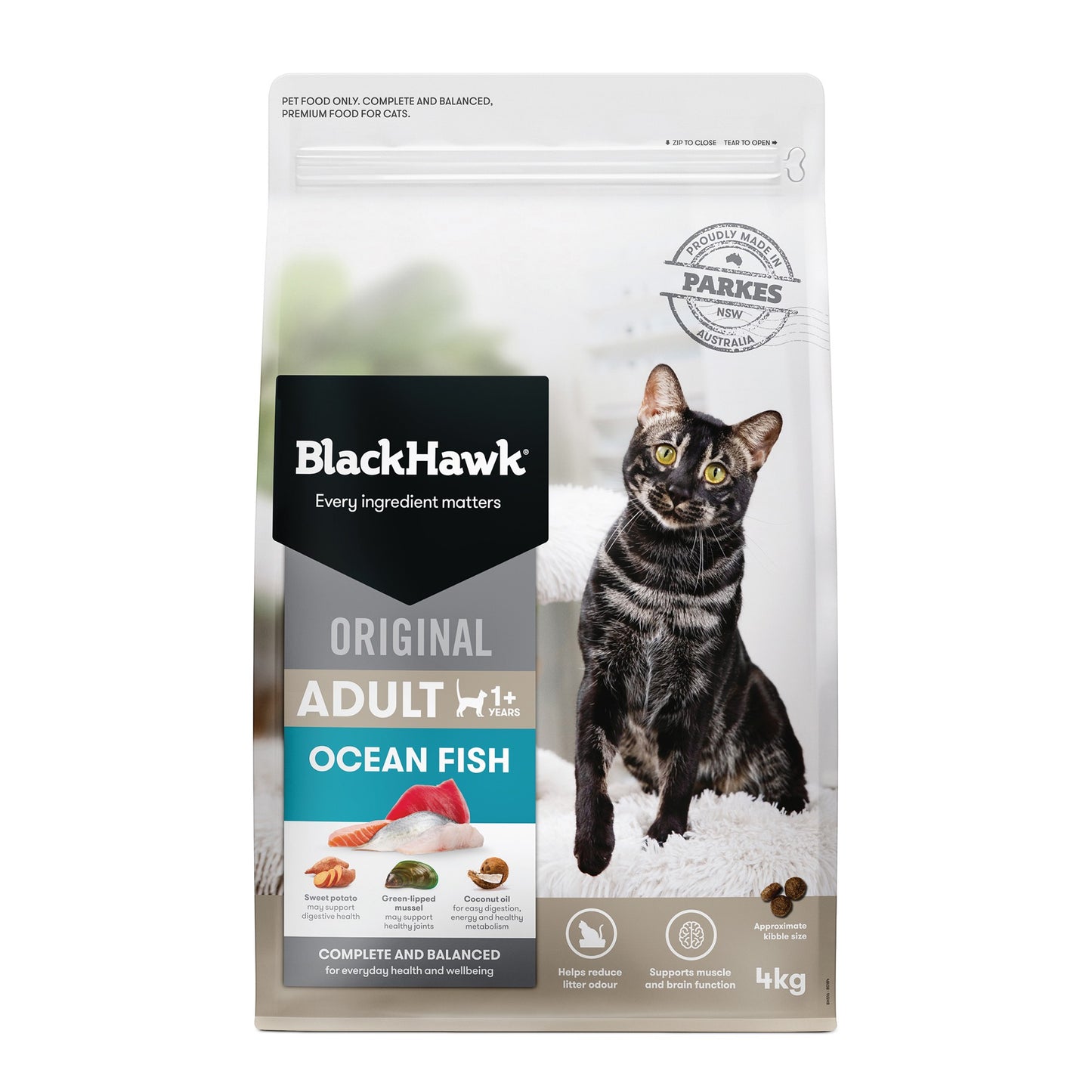 Black Hawk Original Ocean Fish Dry Cat Food