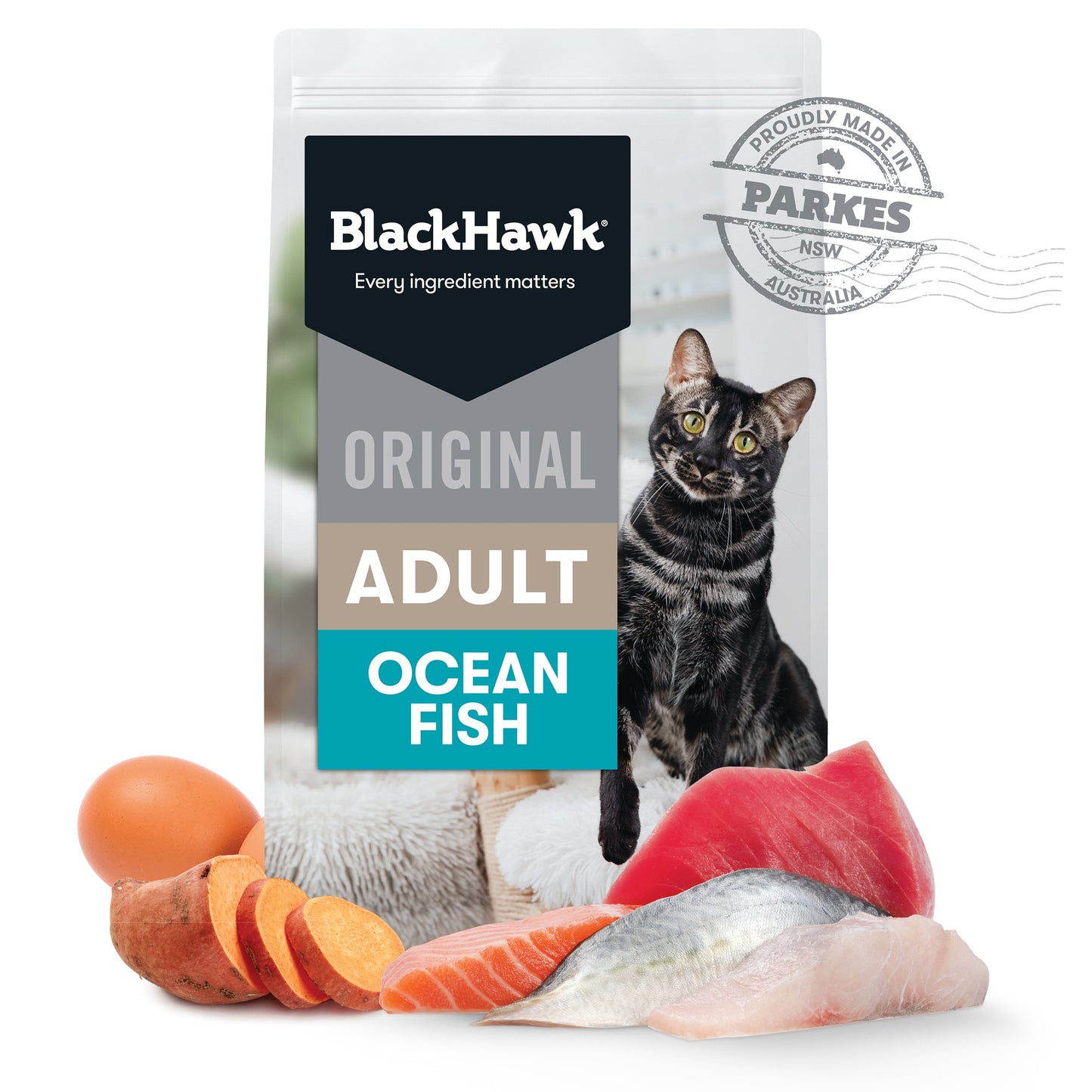 Black Hawk Original Ocean Fish Dry Cat Food