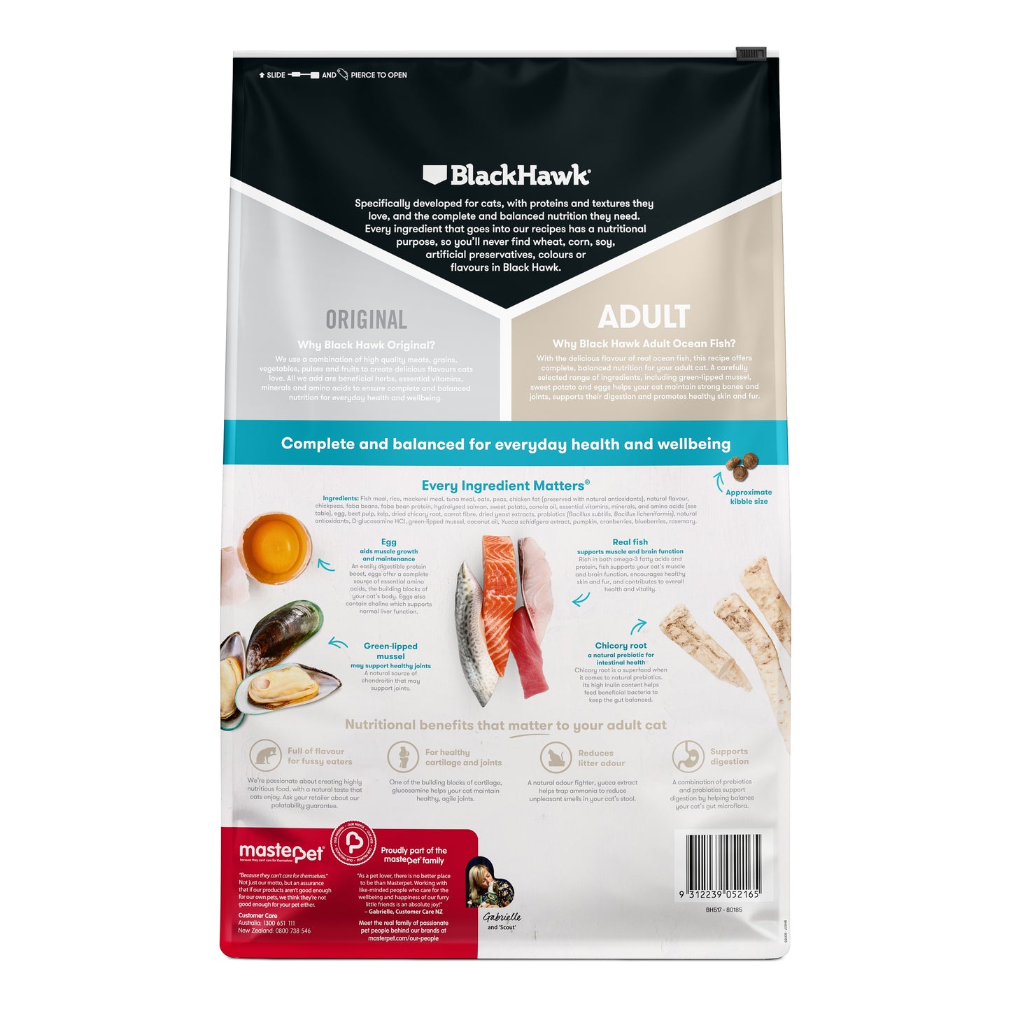 Black Hawk Original Ocean Fish Dry Cat Food