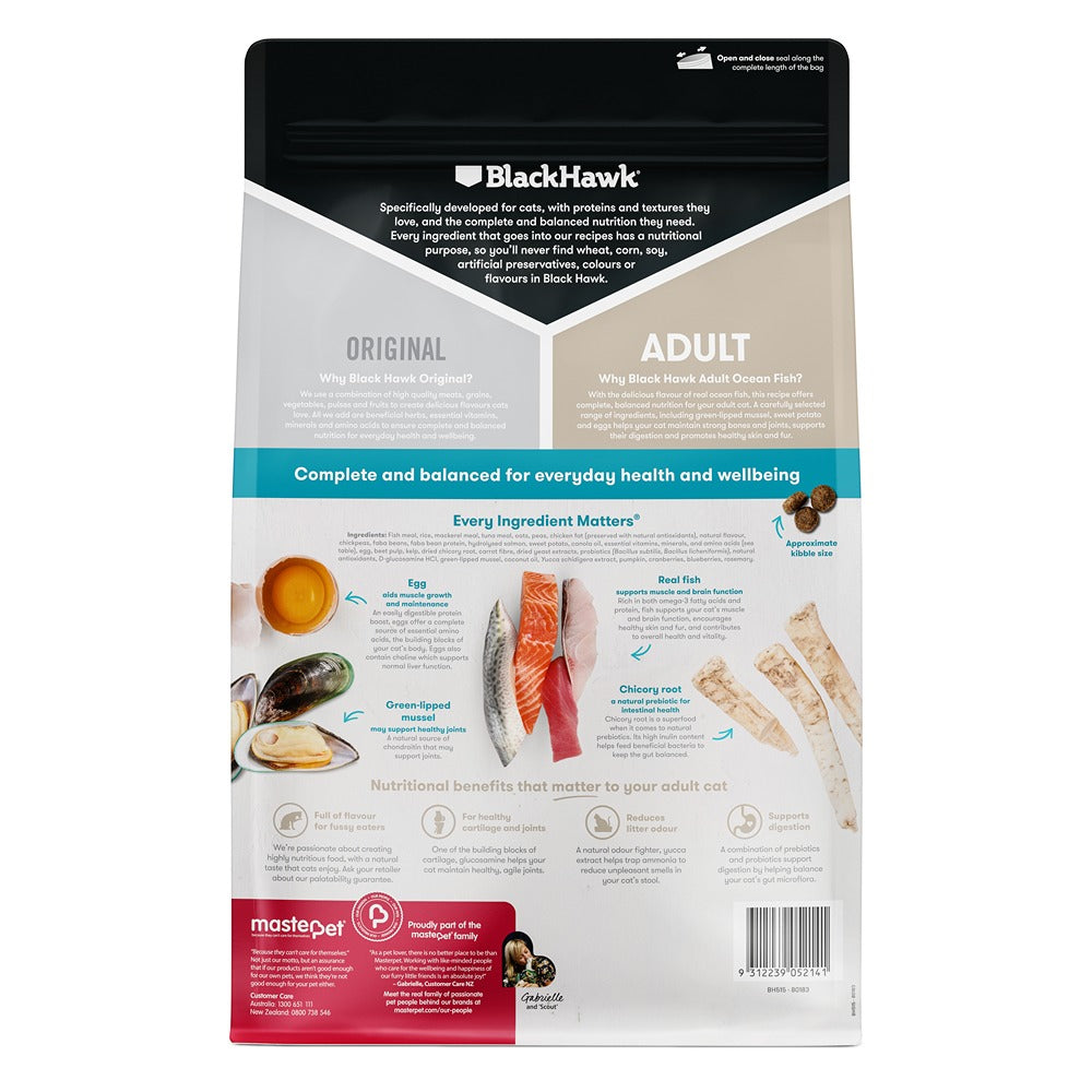 Black Hawk Original Ocean Fish Dry Cat Food