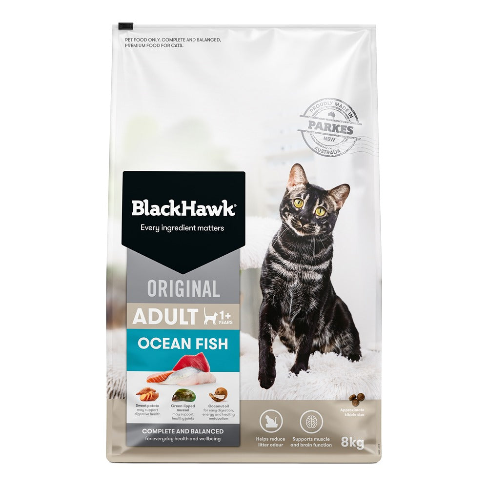 Black Hawk Original Ocean Fish Dry Cat Food