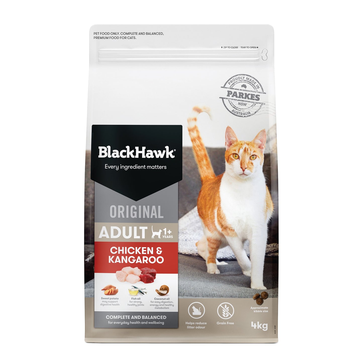 Black Hawk Original Chicken & Kangaroo Adult Dry Cat Food
