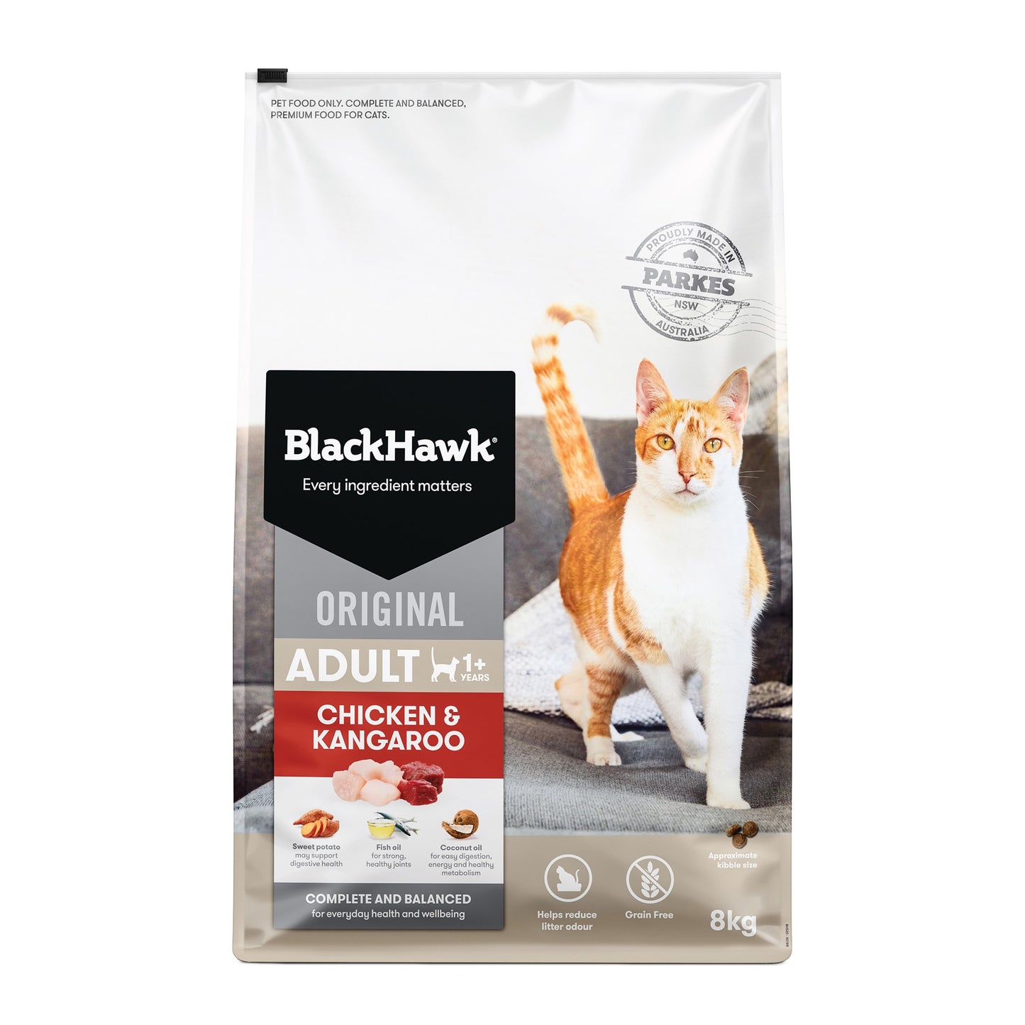 Black Hawk Original Chicken & Kangaroo Adult Dry Cat Food