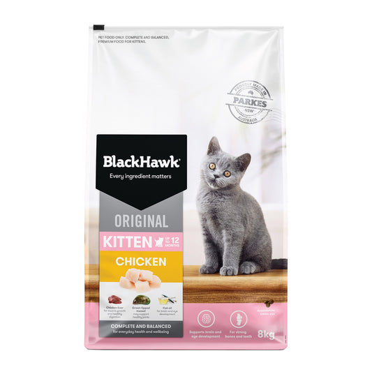 Black Hawk Original Chicken Dry Kitten Food